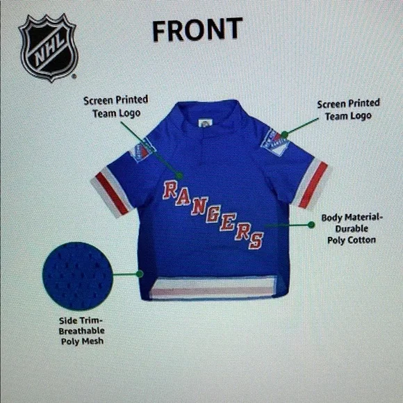 Rangers Blue Team Jersey - Picture 4 of 5